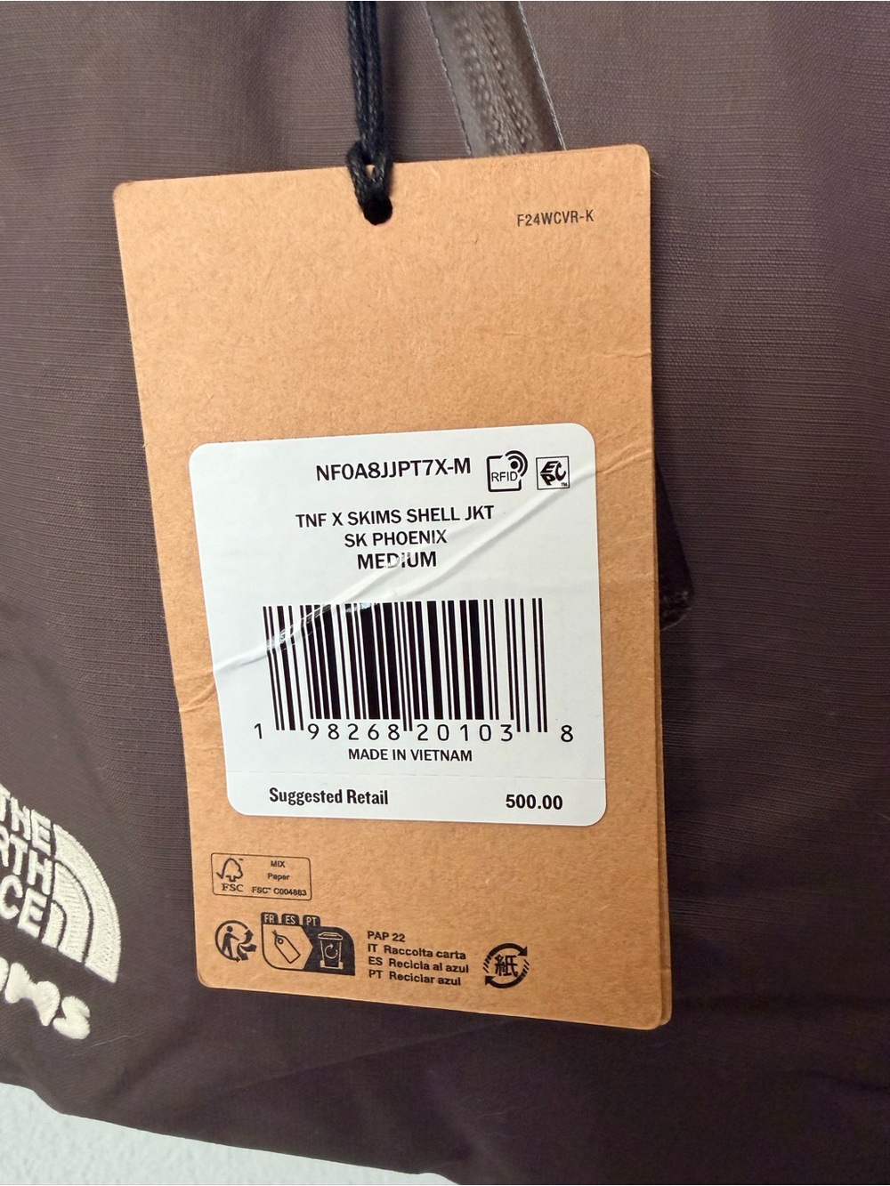 The North Face X SKIMS INSULATED SHELL JACKET | Phoenix  | Size Medium - Picture 4 of 5